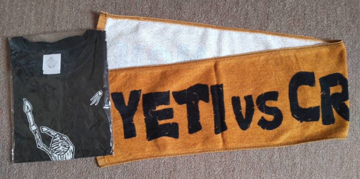 クロマニヨンズ ツアー イエティ 対 クロマニヨン Tシャツ タオル