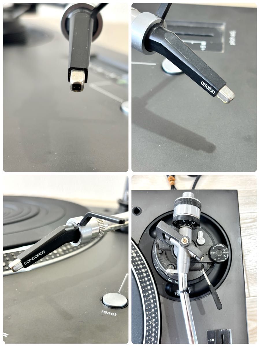 カートリッジ付】Technics SL-1200MK3D ブラック 動作確認 Ortofon
