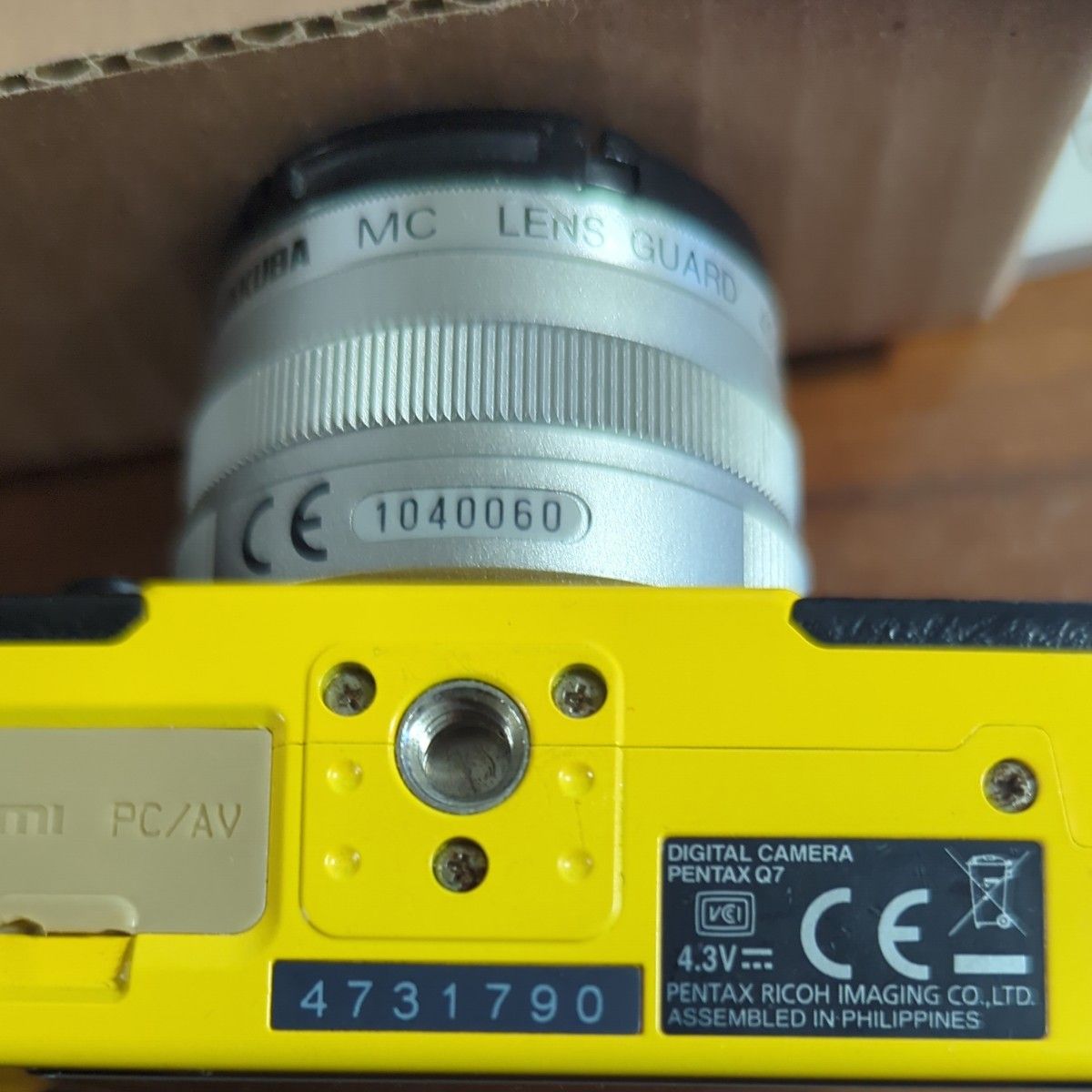 PENTAX Q7 レンズ3個セット イエロー ミラーレス一眼｜Yahoo!フリマ