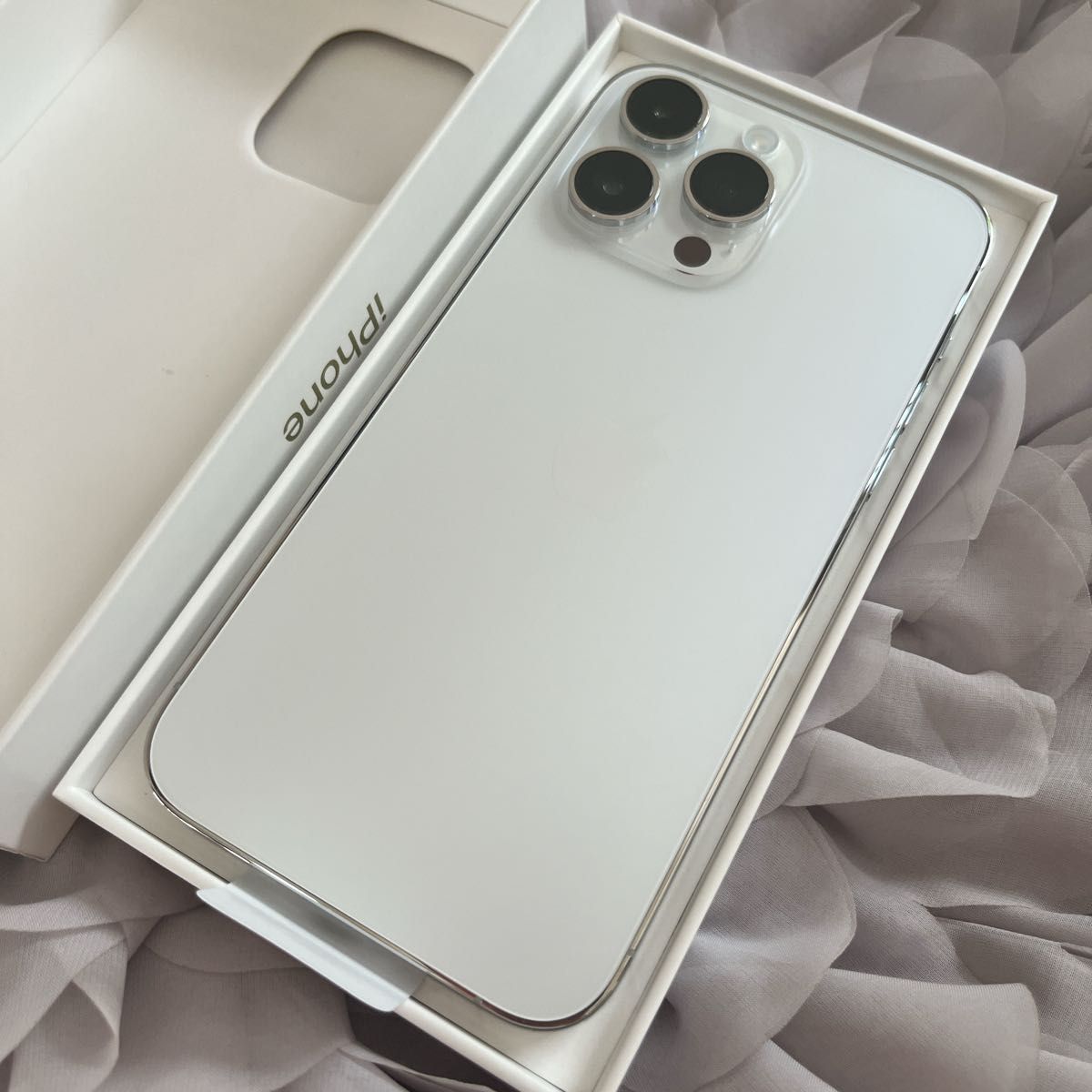 新品】iPhone 14 pro Max 256GB シルバー SIMフリー バッテリー100