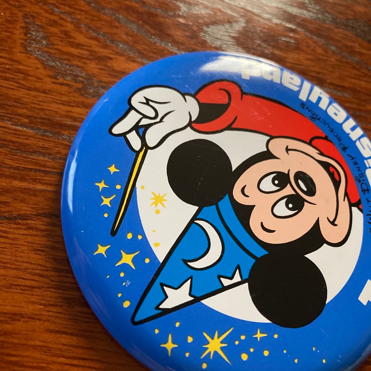 激レア レトロ ミッキーマウス 缶バッジ 東京ディズニーランド 初期