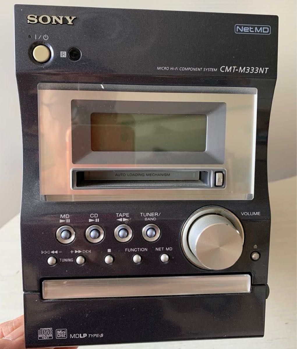 不具合 SONY ソニー CMT-M333NT MD CD カセット コンポ｜Yahoo!フリマ