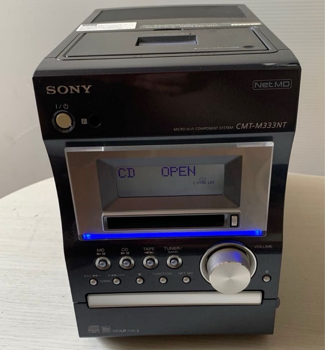 不具合 SONY ソニー CMT-M333NT MD CD カセット コンポ｜Yahoo!フリマ