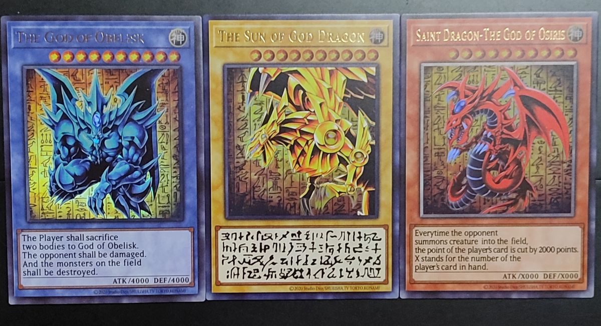 2 三幻神 オシリス オベリスク ラー 遊戯王 鑑賞用｜Yahoo!フリマ（旧