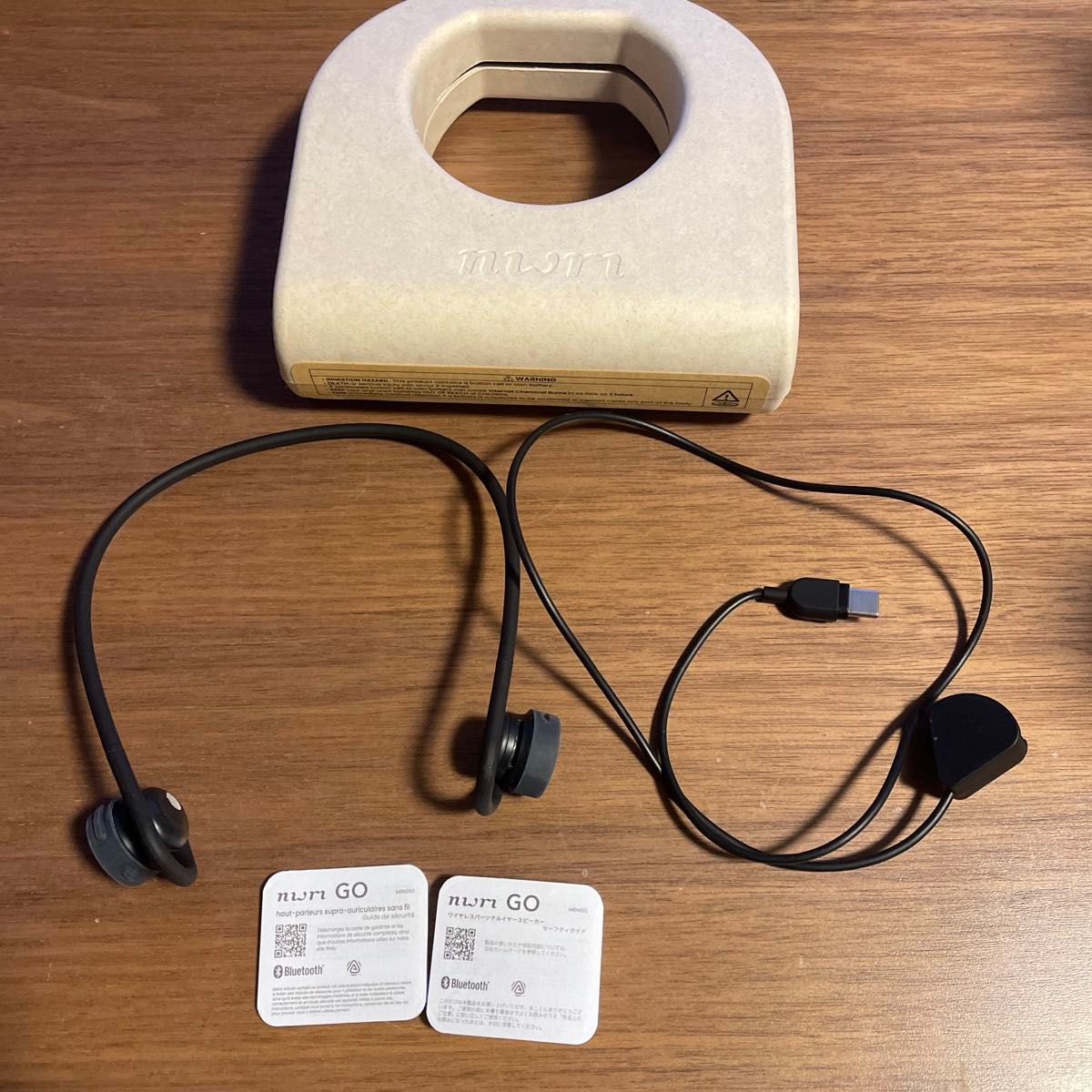 nwm(ヌーム)ワイヤレス イヤホン オープンイヤー 型 ネックバンド 首