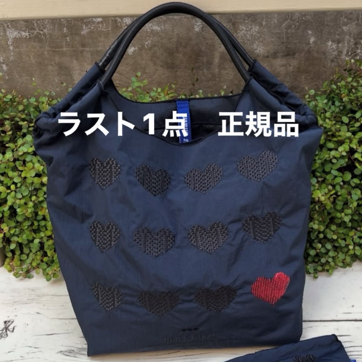 正規店購入 ボールアンドチェーン神戸限定 ハート柄 ネイビー｜Yahoo