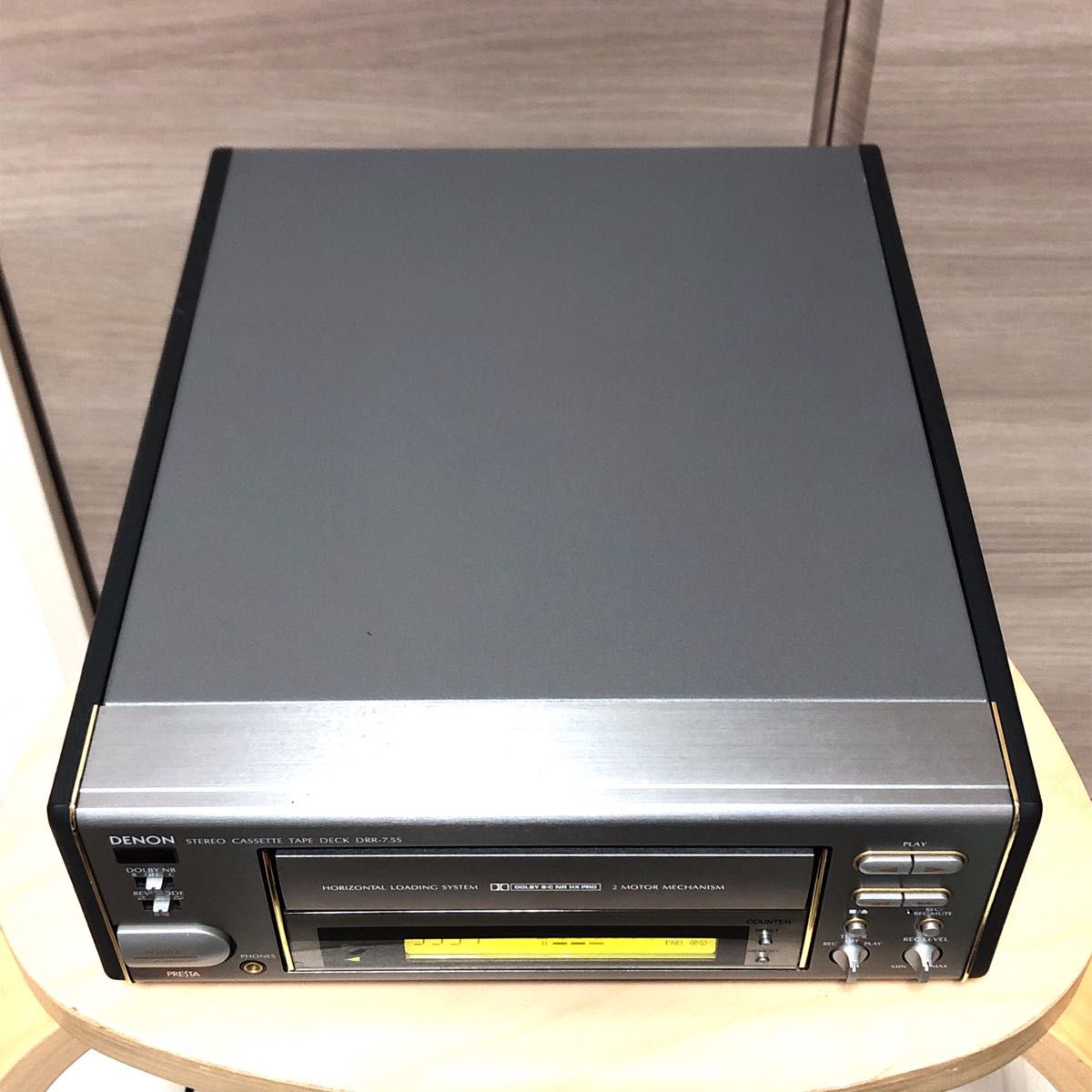 DENON DRR-7 5S STEREO CASSETTE TAPE DECK デノン 録音再生動作品