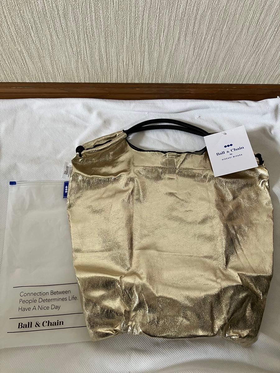 名古屋限定 ボールアンドチェーン ゴールドスヌーピー トートバッグ