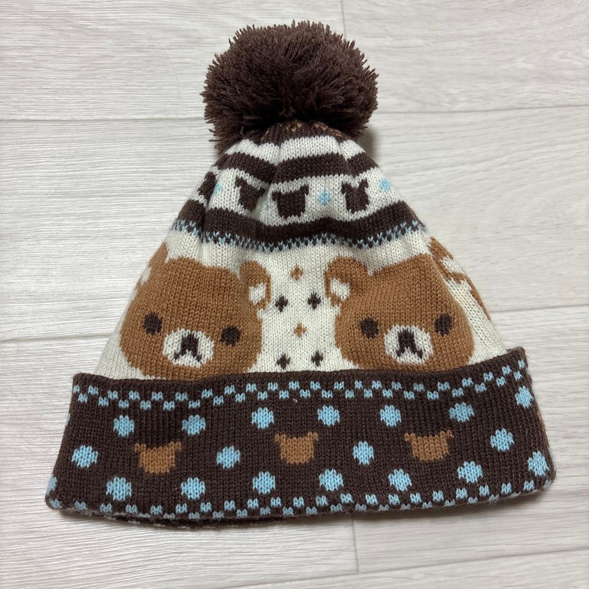 リラックマ ニット帽 帽子 リラックマストア限定｜Yahoo!フリマ（旧