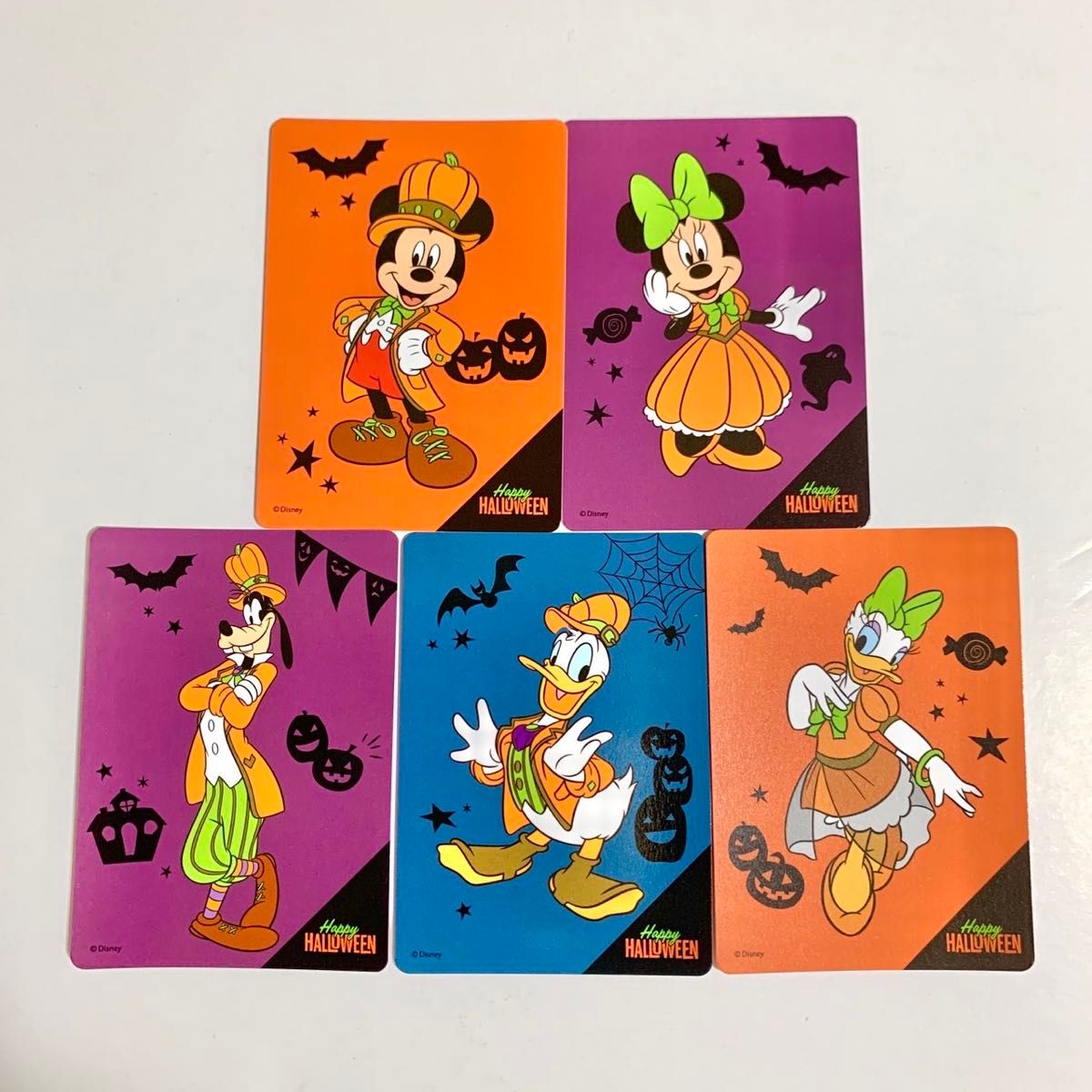 ディズニーストア じゃんけんカード ハロウィン コンプリート 5種類