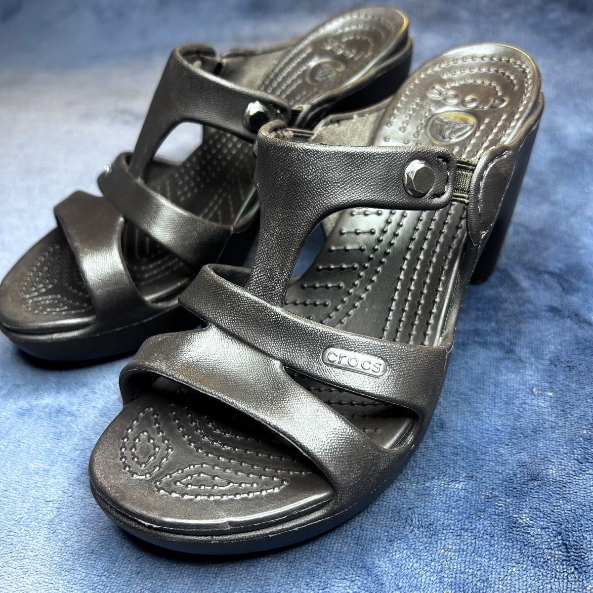 美品】廃盤品 希少 crocs クロックス サイプラス サンダル W6 23 0cm