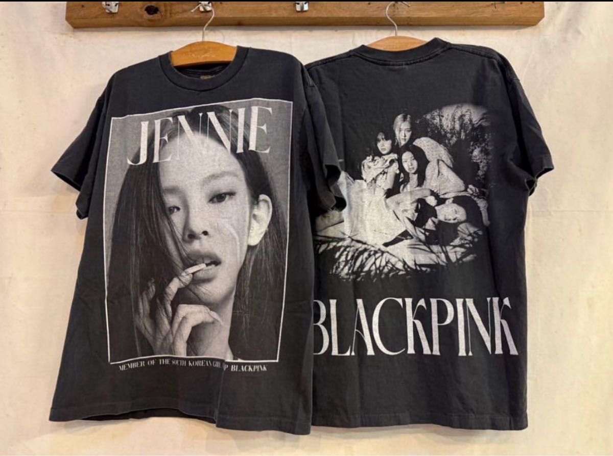 L BLACKPINK ジェニー Tシャツ ブラック K-POP｜Yahoo!フリマ（旧
