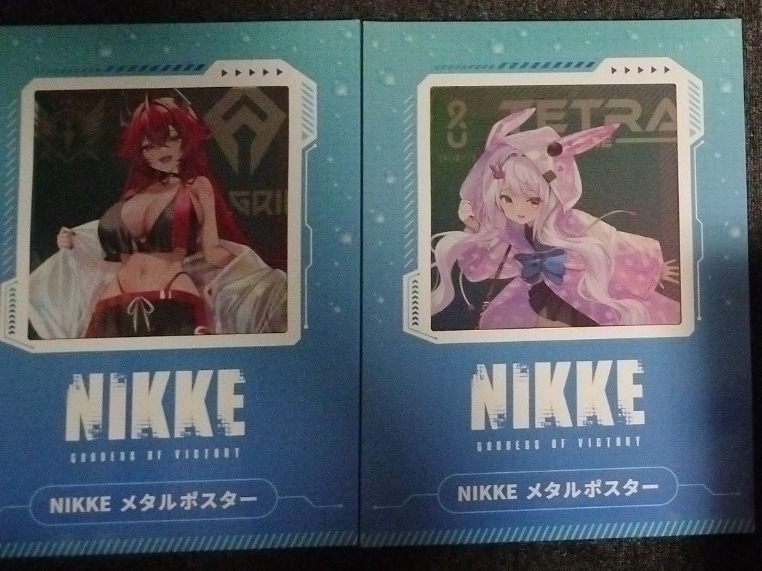 勝利の女神 NIKKE レッドフード GIGO限定 メタルポスター 勝利の女神