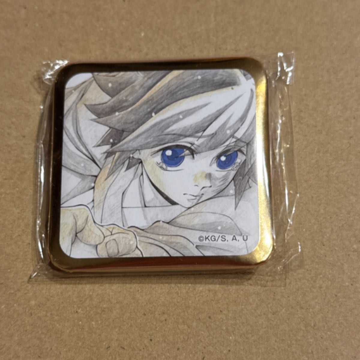 希少鬼滅の刃DINING 新店舗記念スクエア缶バッジ冨岡 義勇