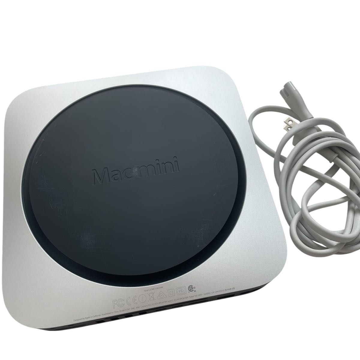 美品/初期化済】A1347 Apple Mac mini シルバー 電源ケーブル付き
