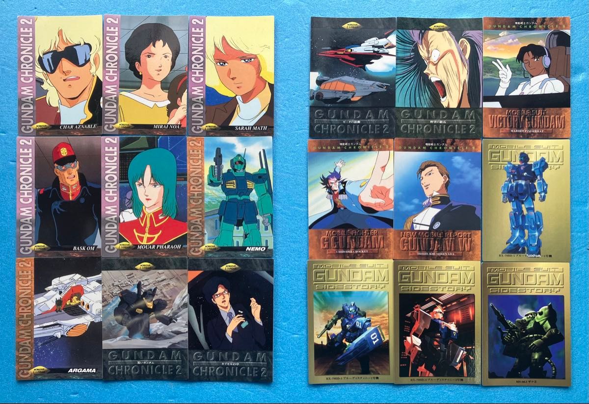 カードダスマスターズ ガンダムクロニクル シリーズ2 カード 18枚