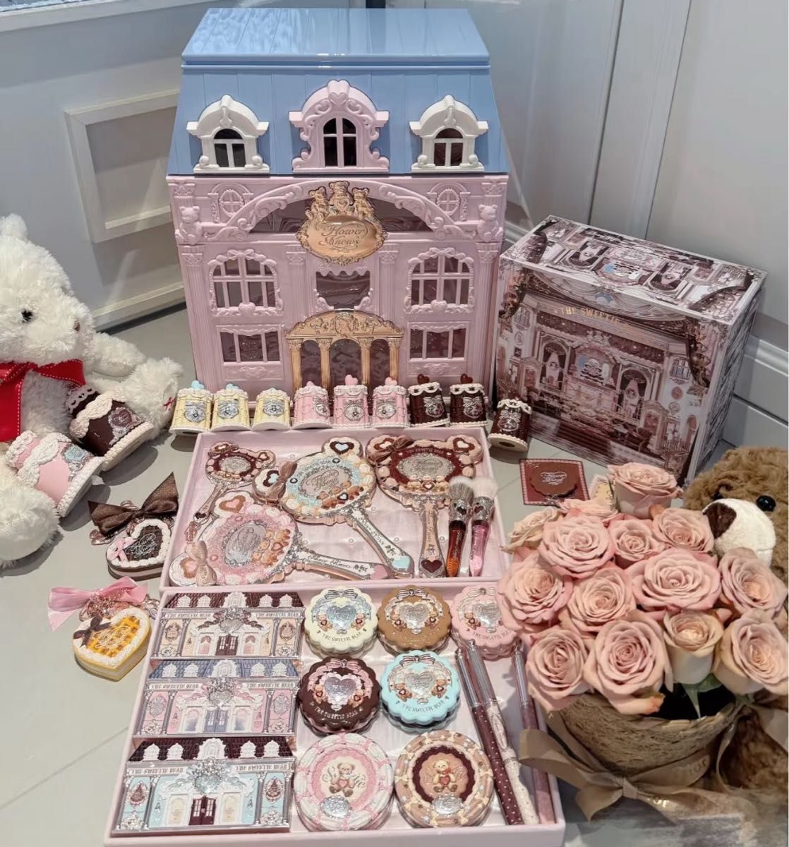 フラワーノーズスウィーティーベアシリーズオルインぼall in box