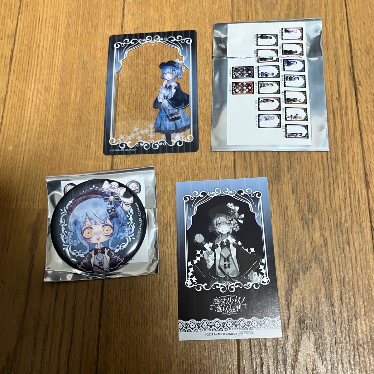 3点セット 魔法少女ノ魔女裁判 新宿マルイ POPUPランダム 缶バッジ pic