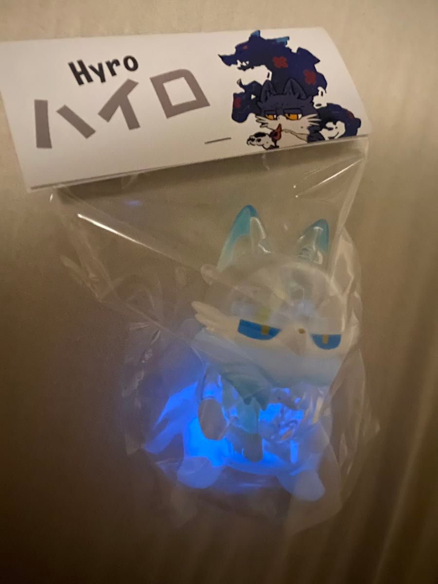 蓄光】もあねこ ハイロ Hyro ブルーレモンスカッシュ ソフビ