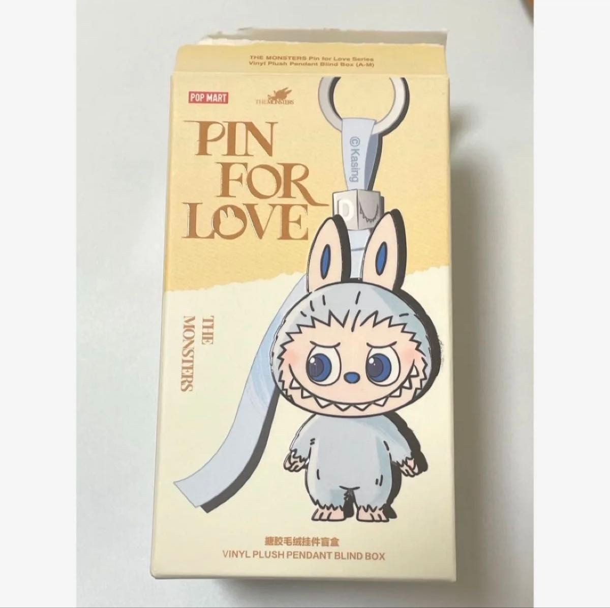 ポップマート ラブブ MONSTER PIN FOR LOVE イニシャル H 正規品