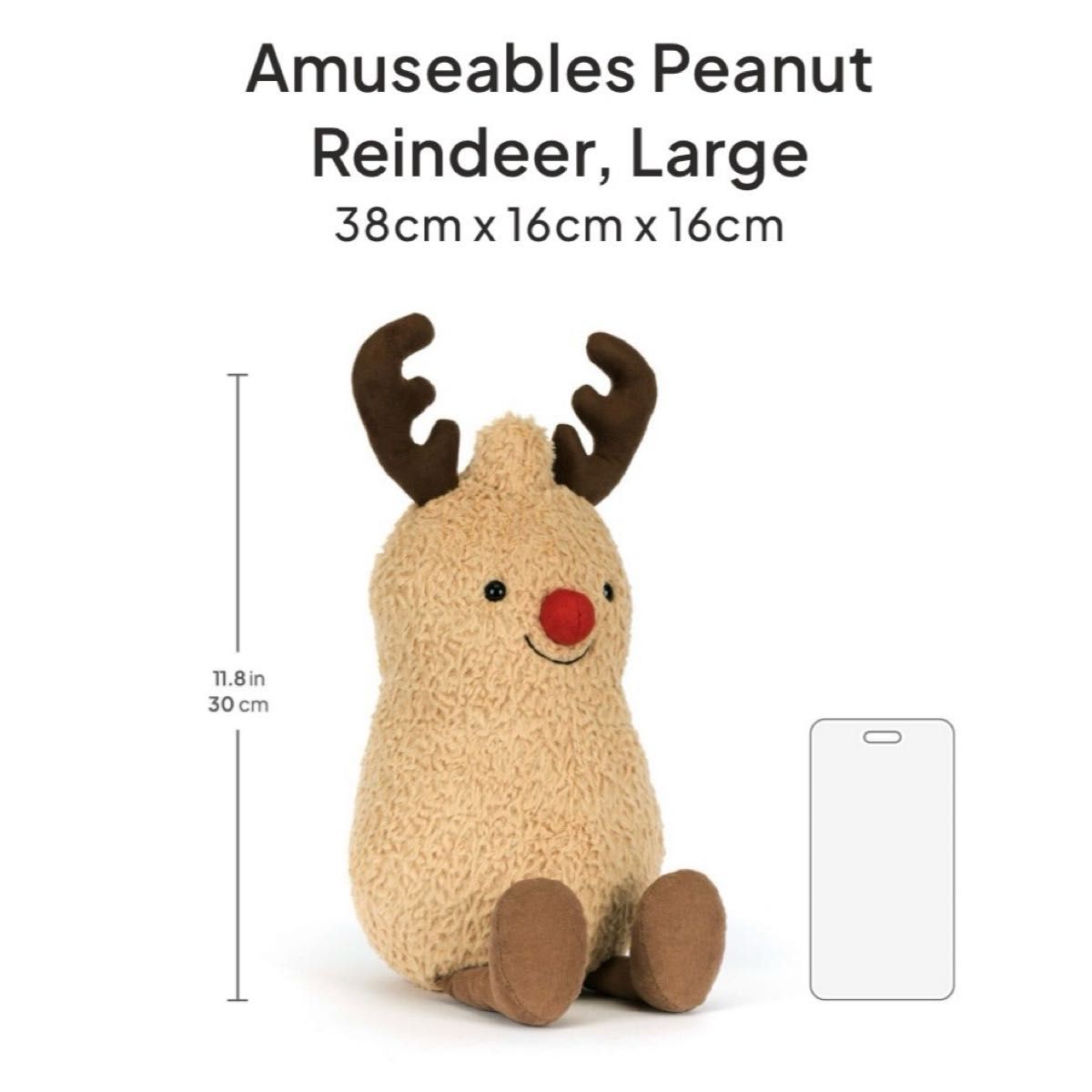 新作 新品 ジェリーキャット トナカイ ピーナツ クリスマス Lサイズ