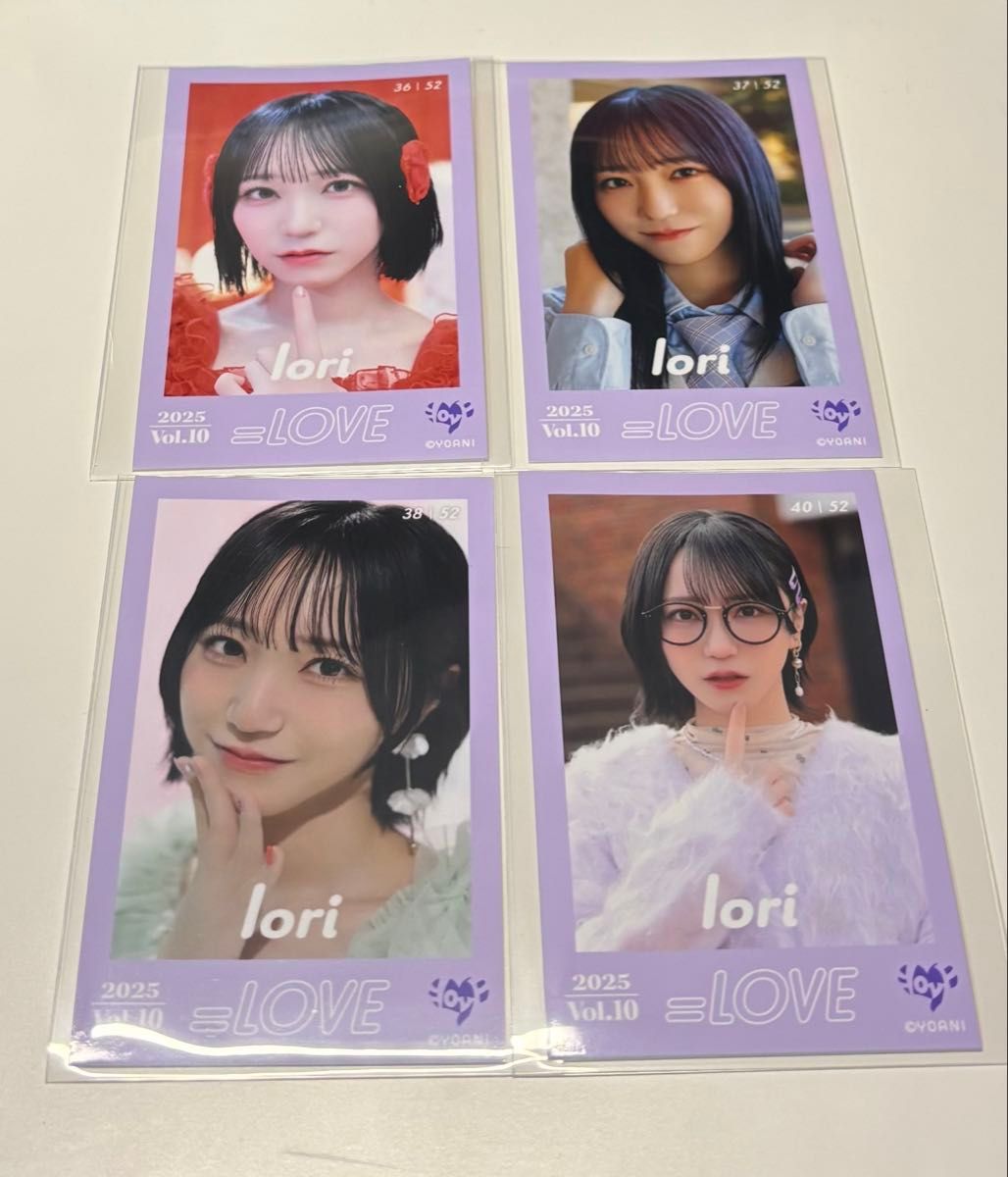 LOVE 野口衣織 ミニフォト vol 10 イコラブ 4種 セミコンプ｜Yahoo