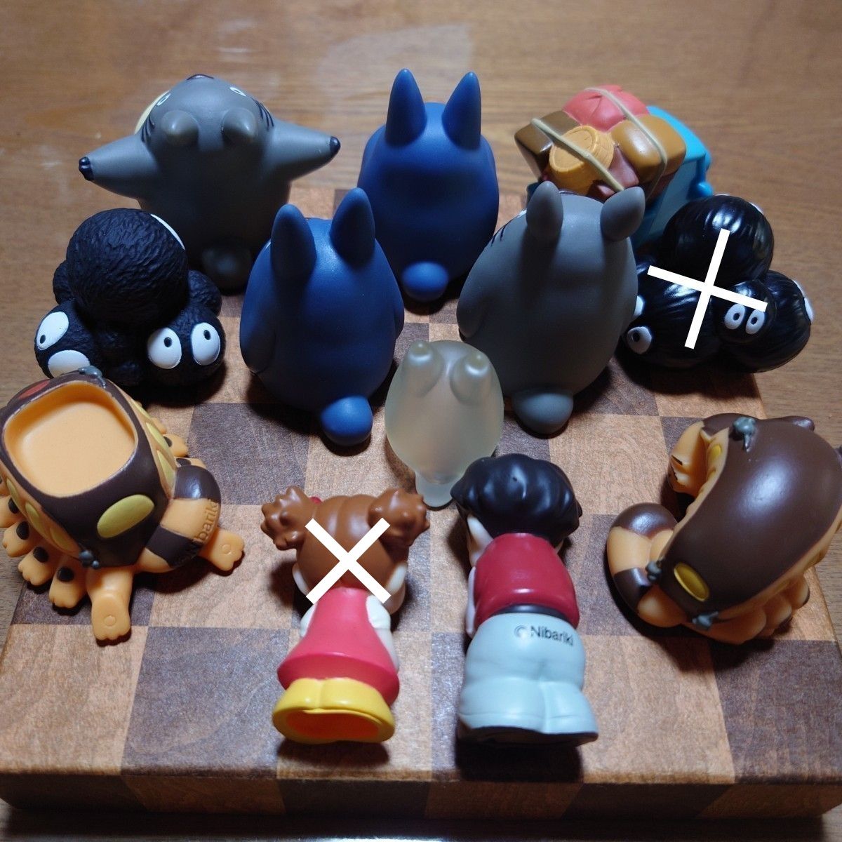 ジブリ 指人形 ソフビ となりのトトロ ネコバス フィギュア セット 大