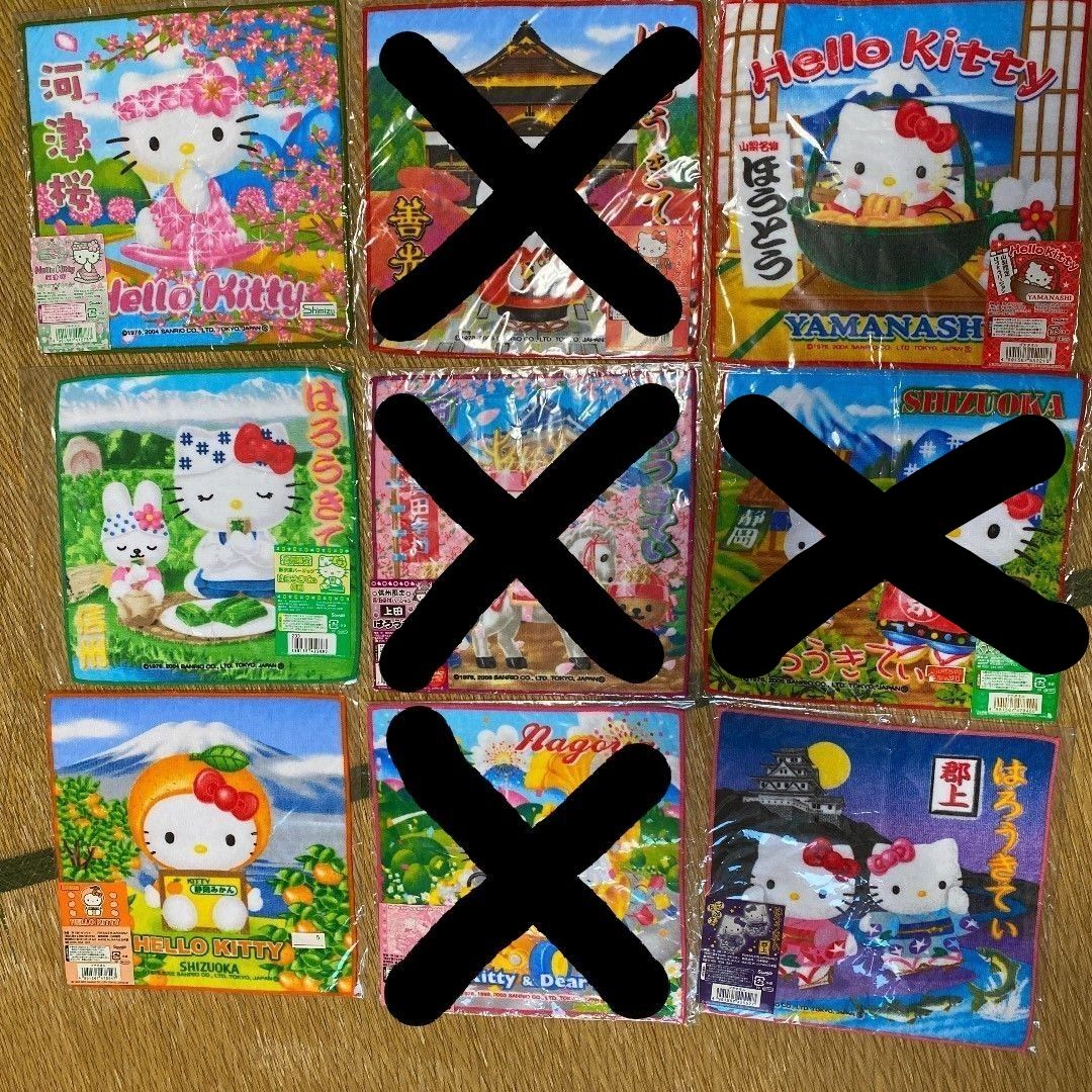 キティちゃんご当地ハンカチ 30枚｜Yahoo!フリマ（旧PayPayフリマ）