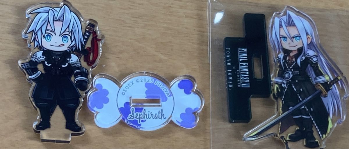 ff7 ファイナルファンタジー7 アクリルスタンド 不二家 若セフィロス