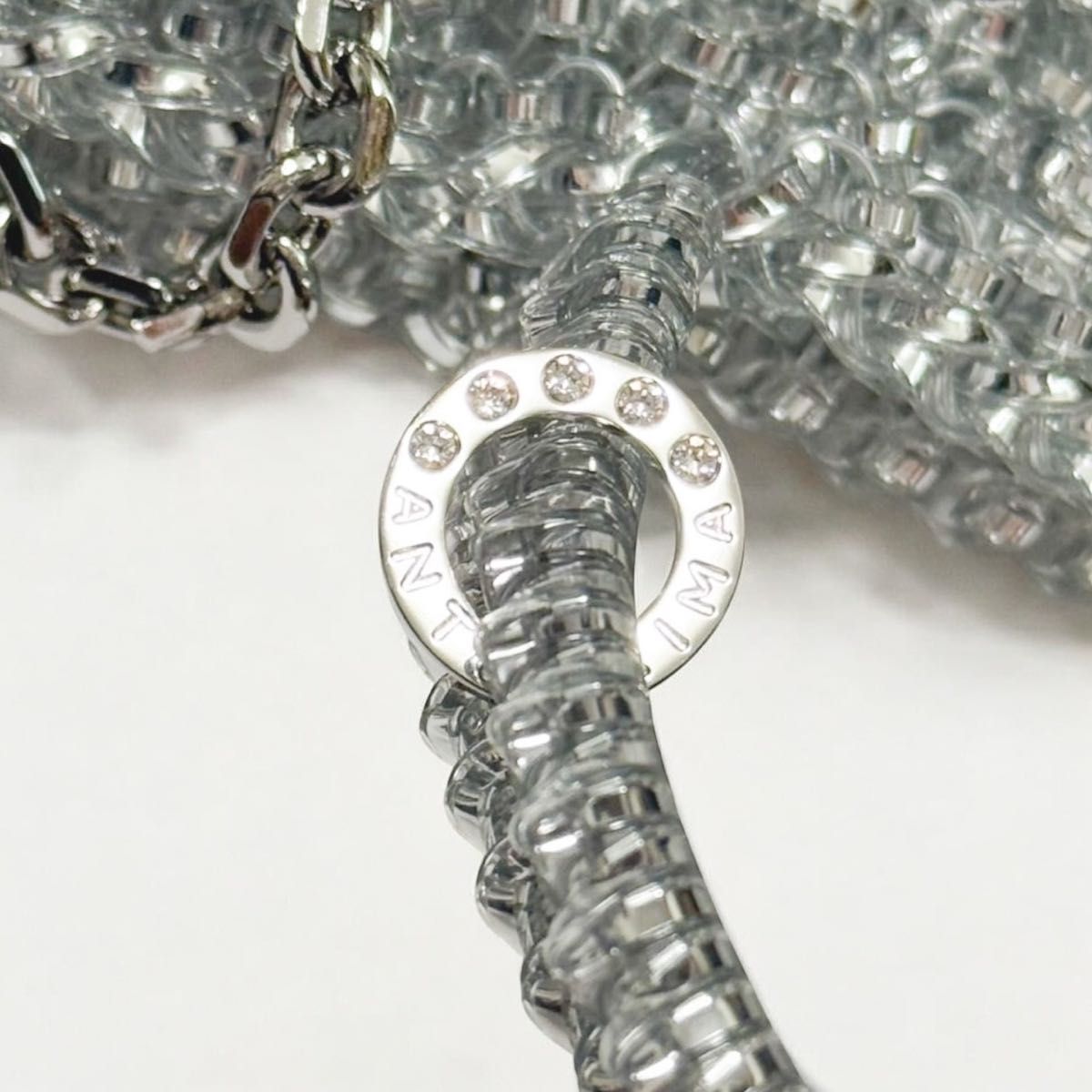 アンテプリマ ミニアトゥーラ ショルダーバッグ シルバー ワイヤー