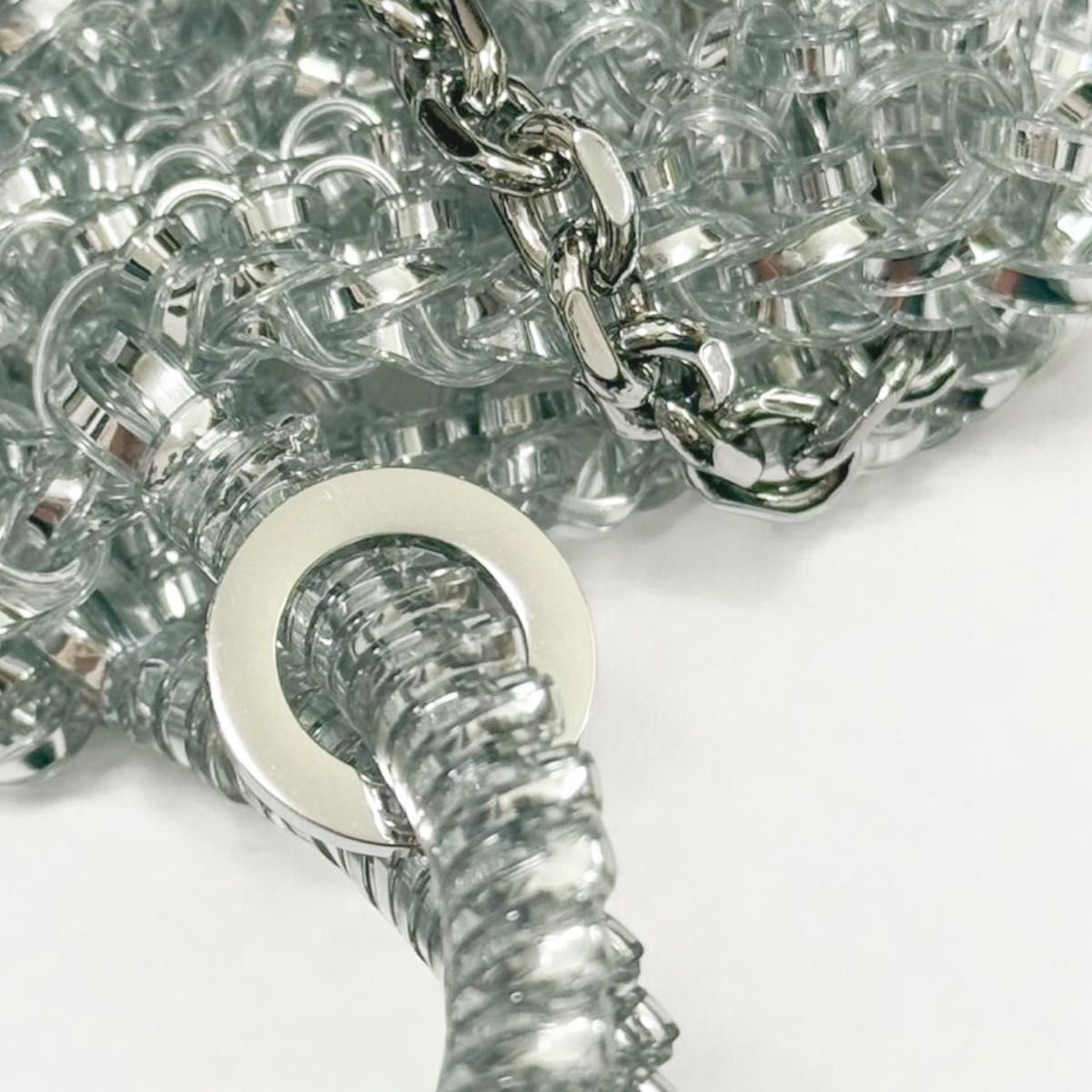 アンテプリマ ミニアトゥーラ ショルダーバッグ シルバー ワイヤー