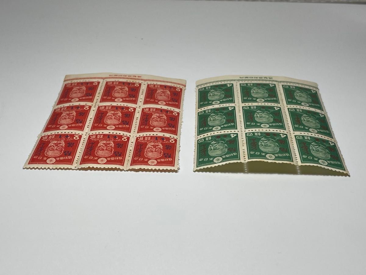 シンガポール陥落記念シート2種 シンガポール陥落記念シート2種