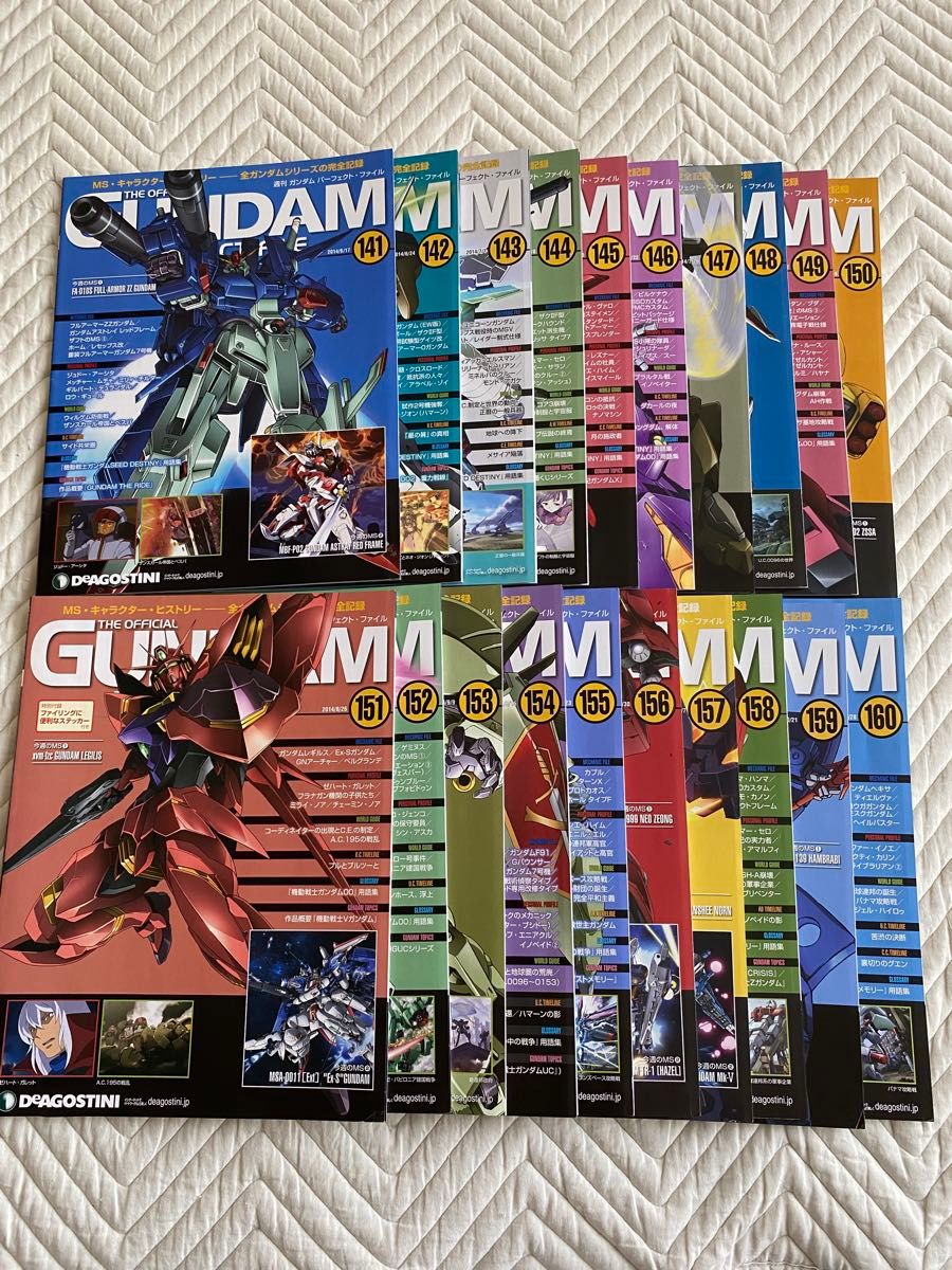 GUNDAM PERFECT FILE 全181号（＋α） 未ファイリング GUNDAM PERFECT