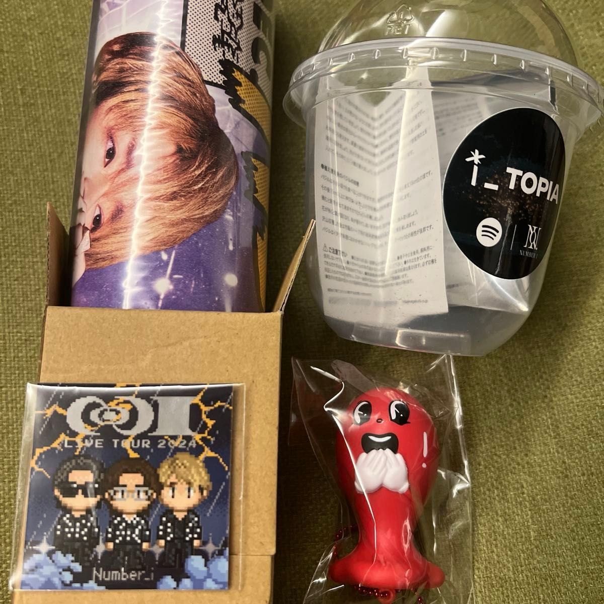 Number_i 公式グッズ4点セット ポスター シール のどちんこくん