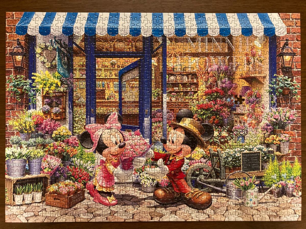 ディズニー ミニーのフラワーショップ ジグソーパズル 1000ピース