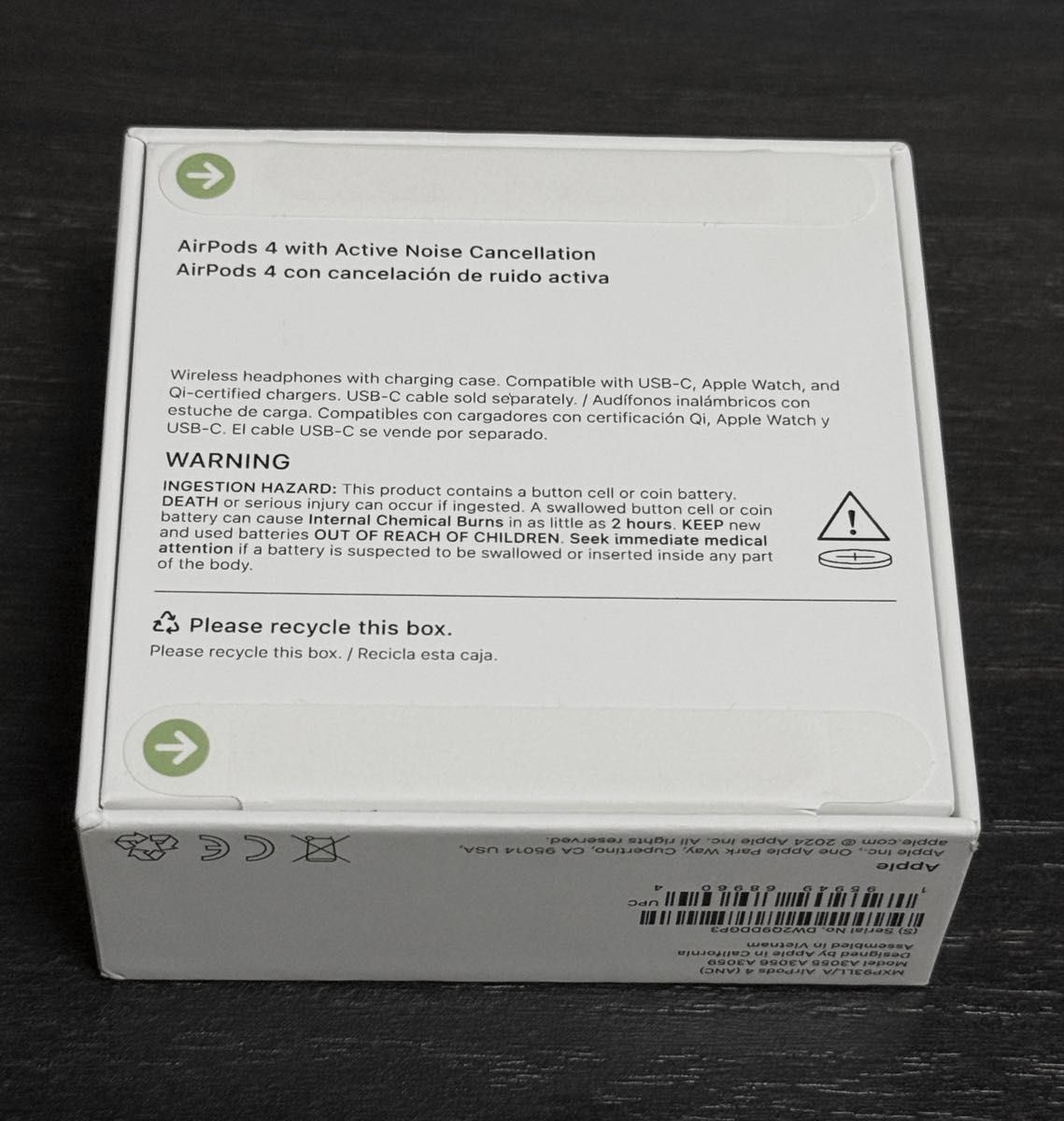 新品未開封 2025年5月購入品 AirPods 4 ANC MXP93LL/A｜Yahoo!フリマ