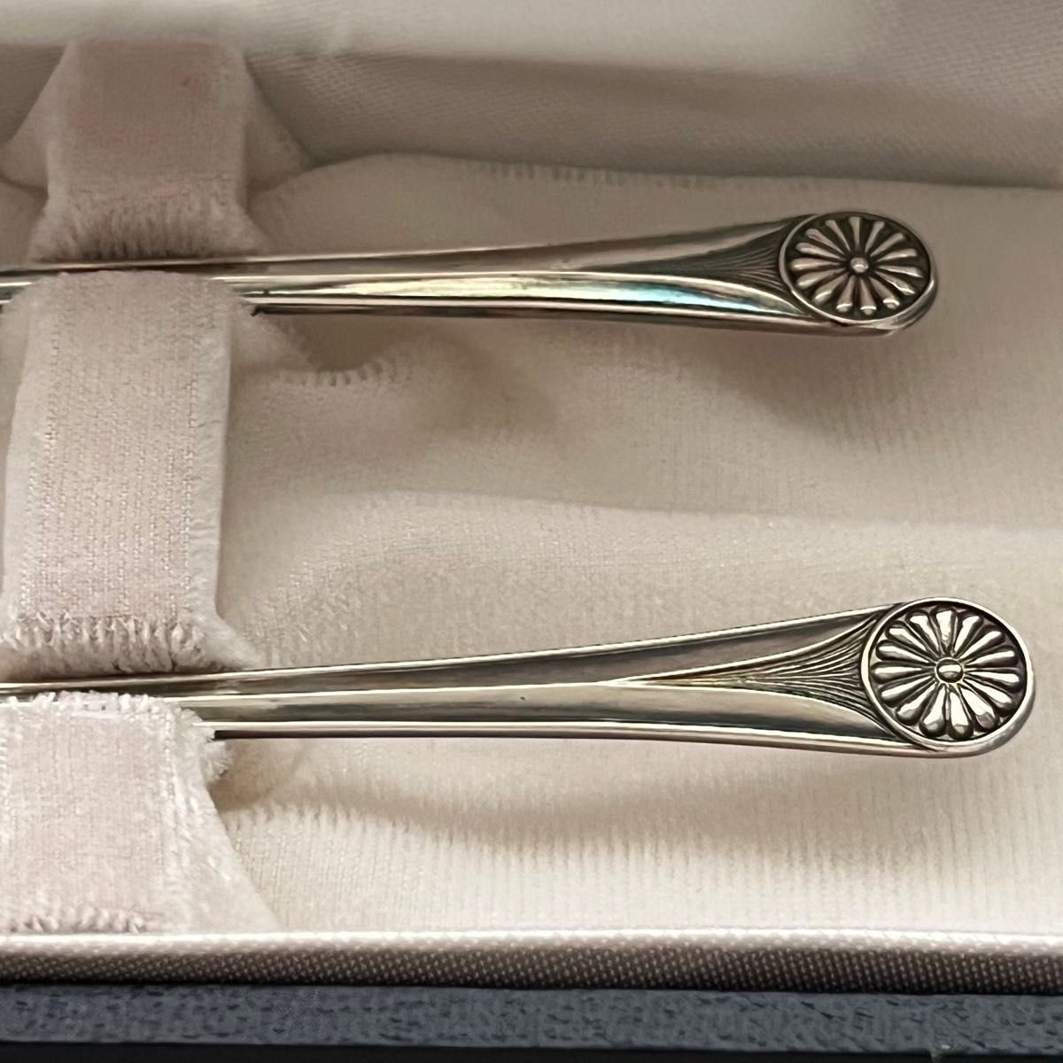 ラッキーウッド 純銀 シルバー950 コーヒースプーン 2本 silver950