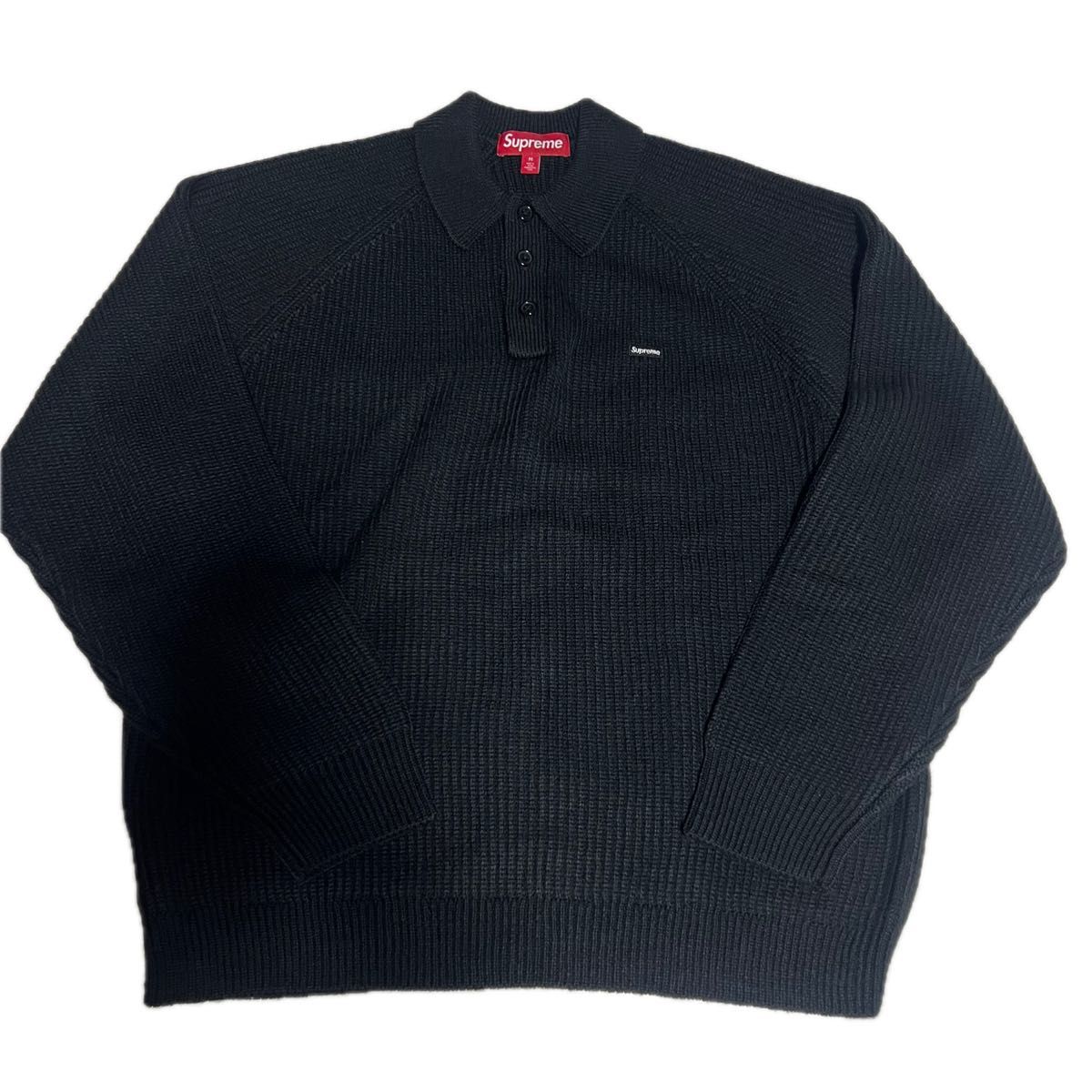 Supreme Small Box Polo Sweater Black Mサイズ 24FW 新品未使用