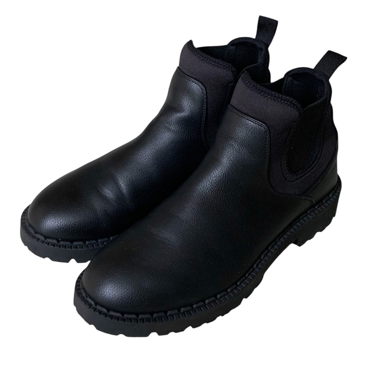 美品 UNIQLO C ユニクロシー サイドゴアブーツ28 0cm ブラック｜Yahoo