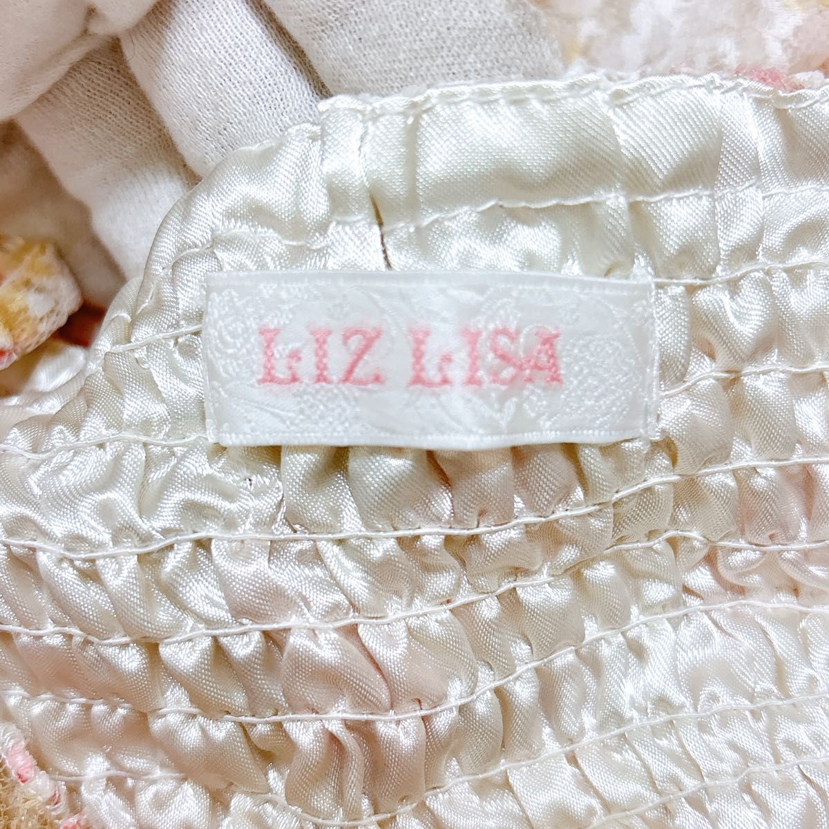 美品 リズリサ キャミワンピース フリル レース 花柄 平成 y2k 姫