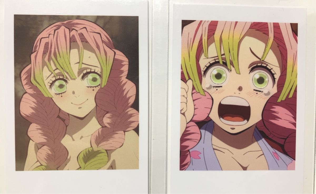 甘露寺蜜璃チェキ風 ブロマイド 鬼滅の刃 ufotable 絵巻カフェ 刀鍛冶