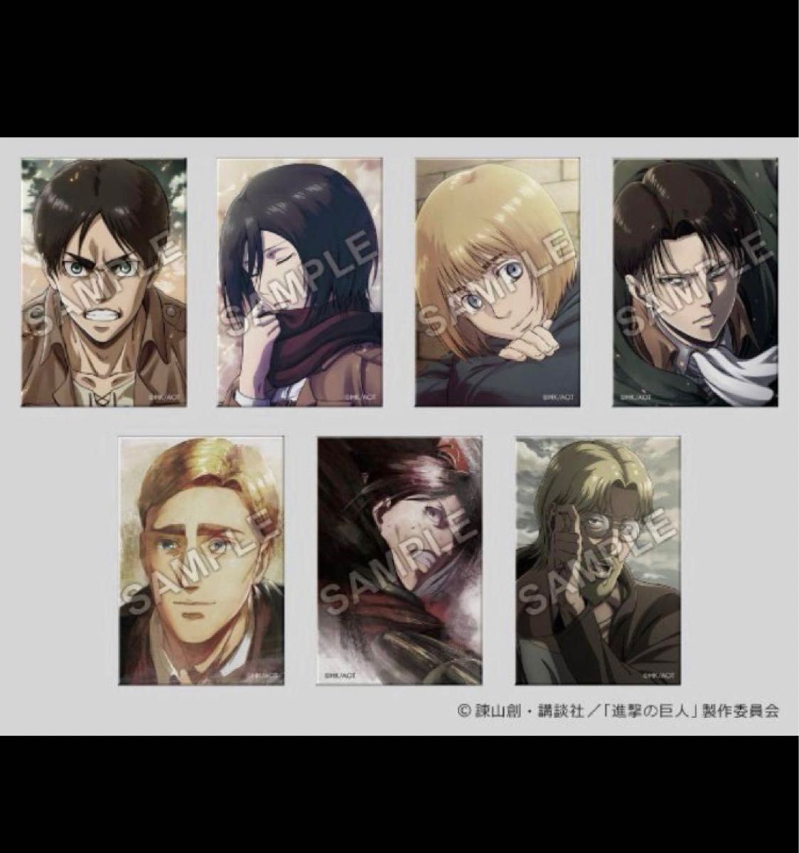 進撃の巨人 wit コミケc97 会場限定 特典缶バッジ リヴァイ エレン