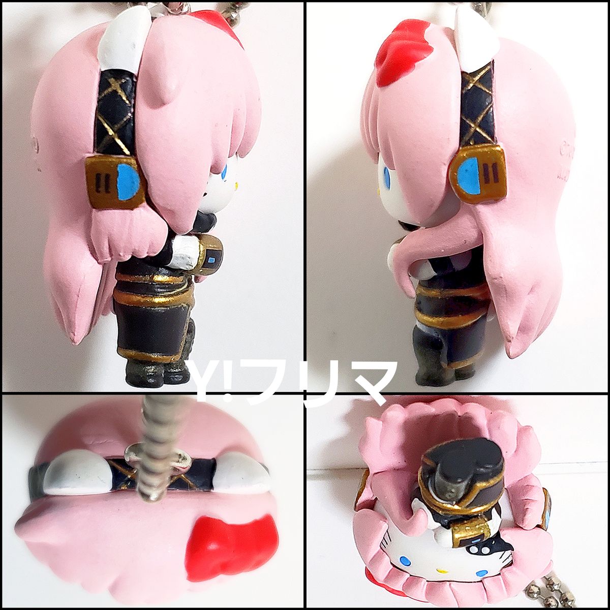 鏡音リン 巡音ルカ 初音ミク ハローキティ ボールチェーンマスコット