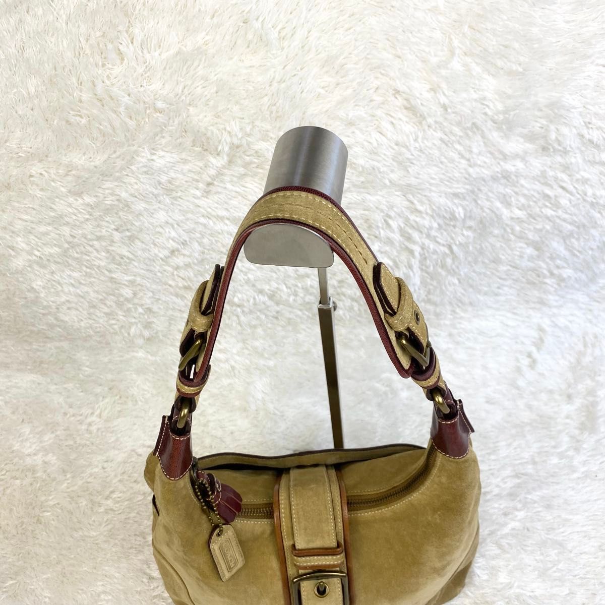 COACH SOHO SHOULDER BAG SUEDE 7472 y2k OLD COACH オールドコーチ