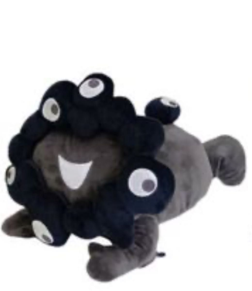 大阪関西万博 黒ミャクミャク 這い型 ぬいぐるみ Lサイズ 大人気 黒