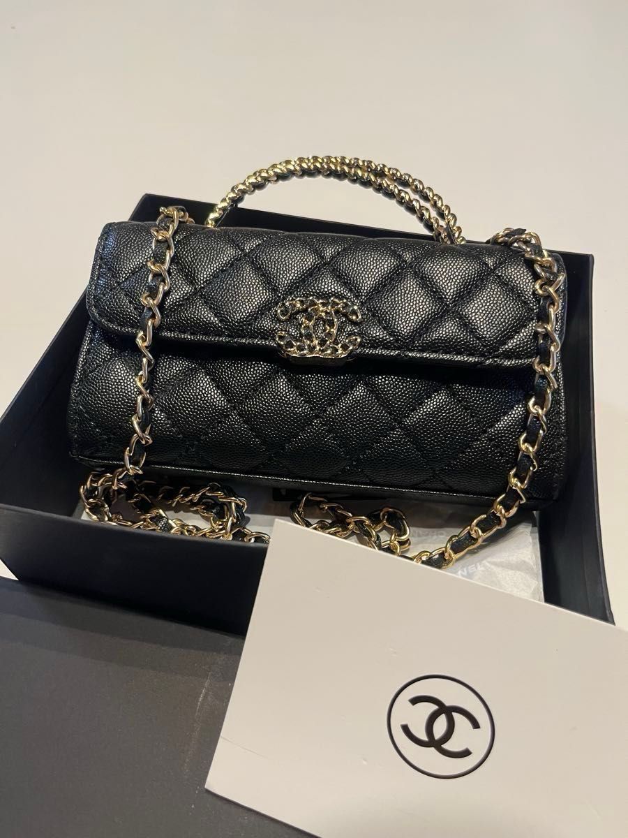 シャネル CHANEL ショルダーバッグ 2025 ノベルティ キャビアスキン