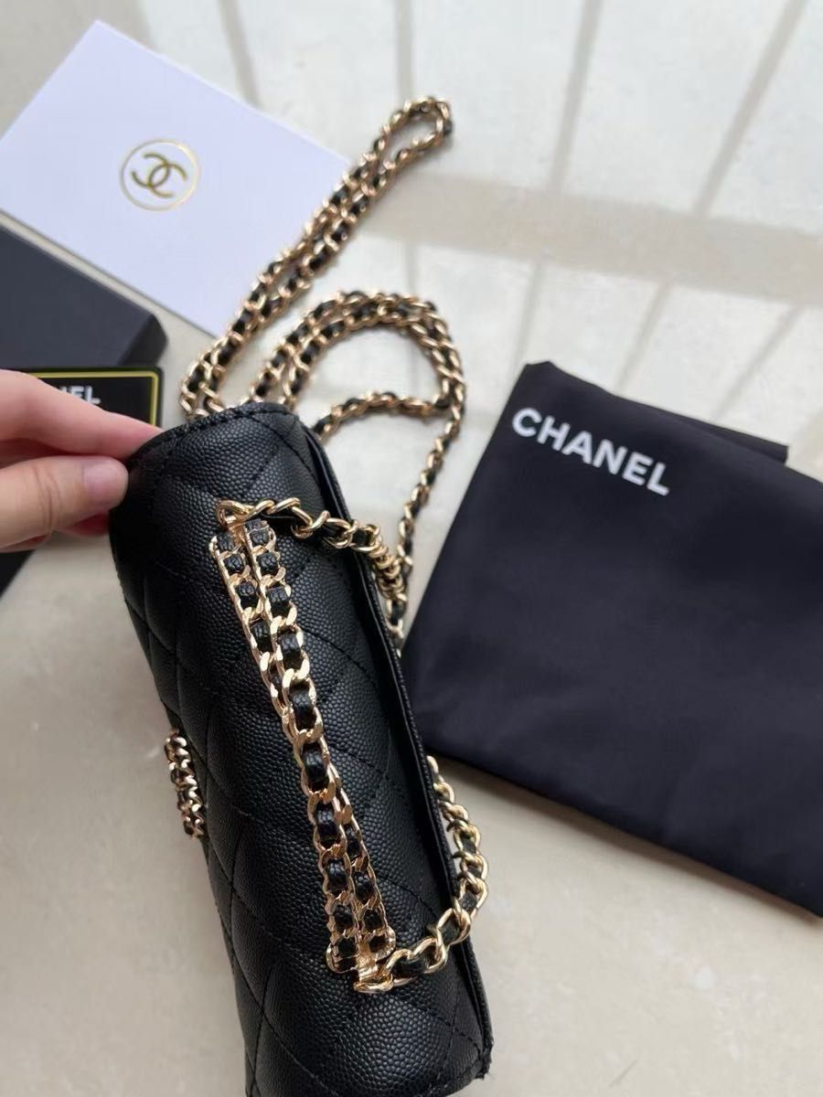 シャネル CHANEL ショルダーバッグ 2025 ノベルティ キャビアスキン