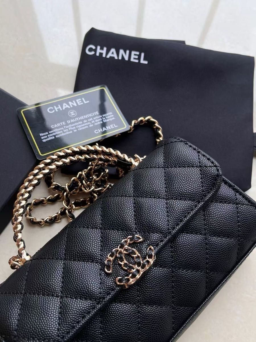 シャネル CHANEL ショルダーバッグ 2025 ノベルティ キャビアスキン
