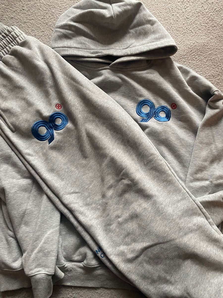 9090 パーカー スウェット セットアップ グレー｜Yahoo!フリマ（旧