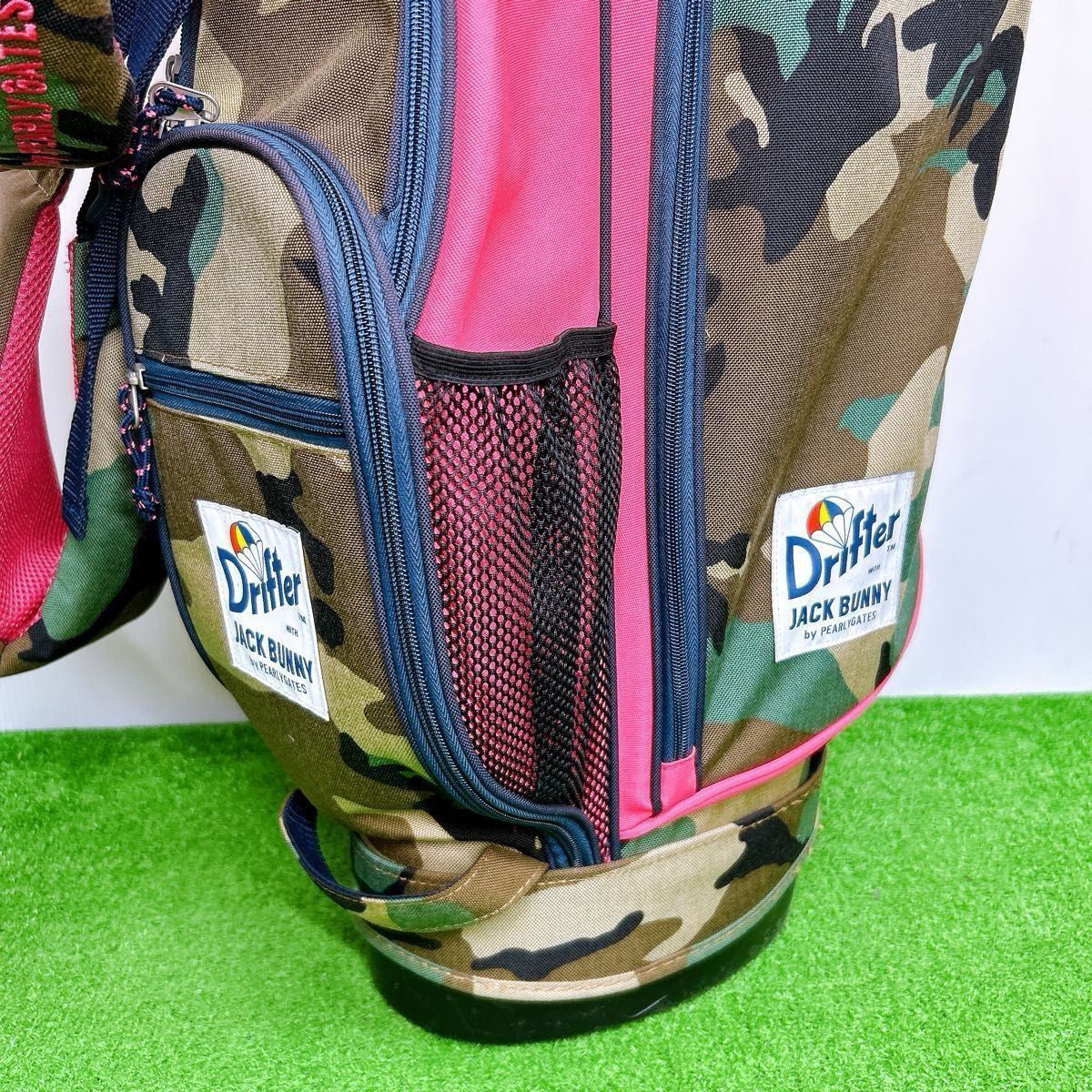ジャックバニー Drifterコラボ パーリーゲイツ キャディバック 迷彩